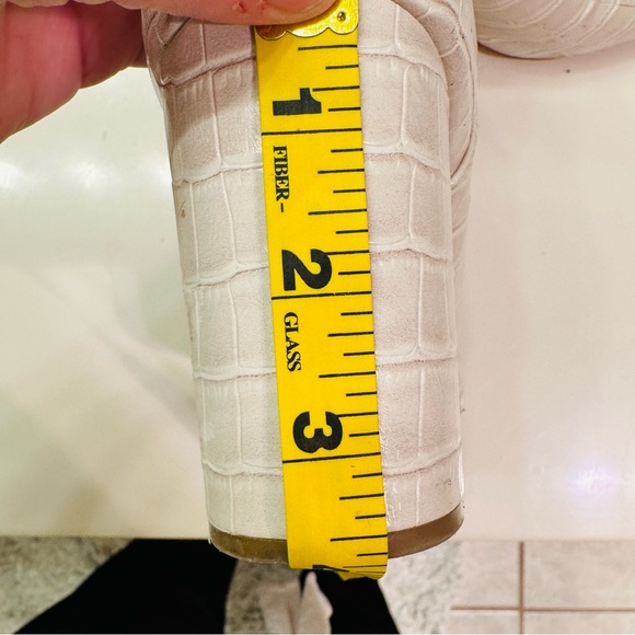 Steve Madden Rookie Bootie White Pearl Croc 10 - Picture 8 of 10